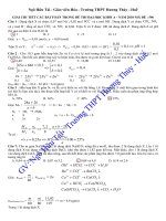 Giải đề Hóa Khối A 2010