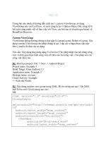 Hướng dẫn lập trình cơ bản với Android, bài 10 ppt