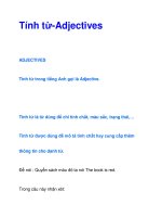 Tính từ-Adjectives pdf