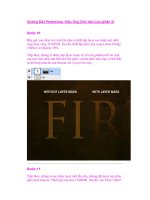 Hướng Dẫn Photoshop: Hiệu Ứng Chữ trên Lửa (phần 2) ppsx