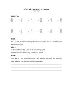 Bài toán ôn hè 2010 cho con lớp 1