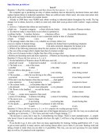 Đề tham luyện thi đại học môn Tiếng Anh - Đề số 27 pot