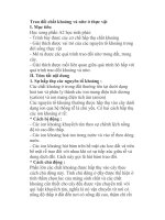 Trao đổi chất khoáng và nitơ ở thực vật docx