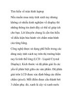 Tìm hiểu về màn hình laptop ppsx