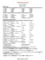 Ôn Tập 11 CB (Unit 1 & 2 - 4 Tests)