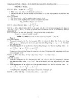 Đề&Đáp án thi thử ĐH khối B (Kiến Thụy)