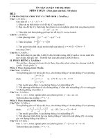 5 đề toán luyện thi đại học thử sức mùa  thi