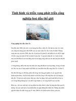 Tình hình và triển vọng phát triển công nghiệp hoá dầu thế giới pps