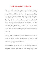 Lãnh đạo, quản lý và làm chủ ppsx