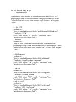 Code đồng hồ các múi giờ