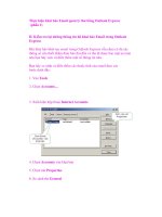 Thực hiện khai báo Email quản lý thư bằng Outlook Express (phấn 2 ppt