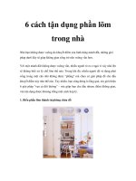 6 cách tận dụng phần lõm trong nhà Nhà bạn không được vuông do khuyết điểm docx