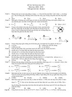ĐỀ _ ĐÁP ÁN THI THỬ ĐH LÝ 2010