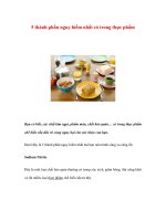 5 thành phần nguy hiểm nhất có trong thực phẩm docx