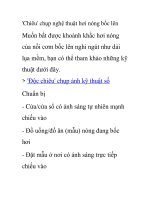 ''''Chiêu'''' chụp nghệ thuật hơi nóng bốc lên pps