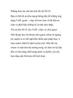 Những thao tác cần làm khi kết nối Wi-Fi pps