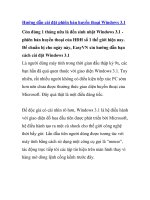Hướng dẫn cài đặt phiên bản huyền thoại Windows 3.1 ppsx