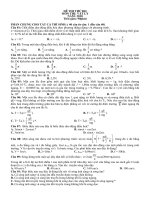 ĐỀ THI THỬ ĐH LÝ 2010