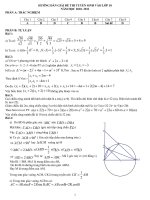 Hướng dẫn giải đề TS10- Hưng Yên- 2010-2011