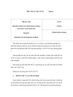 THUỐC THỬ PHƯƠNG PHÁP XÁC ĐỊNH HÀM LƯỢNG TẠP CHẤT AXIT SILICXIC - TCVN 2316-78 pptx