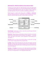Photoshop CS5 - Thiết kế và trình bày với Type Character Panel pps
