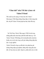 “Chat chit” trên YM thú vị hơn với Yahoo! Friend potx