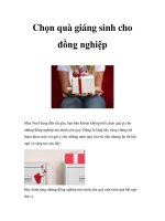 Chọn quà giáng sinh cho đồng nghiệp pot