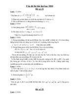 5 ĐỀ TOÁN ÔN THI ĐH. P7
