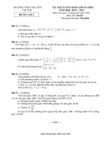 TS Toán vào lớp 10 năm học 2010-2011