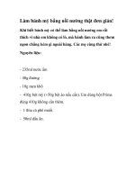 Làm bánh mỳ bằng nồi nướng thật đơn giản! ppsx