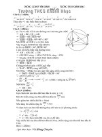 dap an mon toan va hoa thi vao 10 Ninh Binh 2010 2011