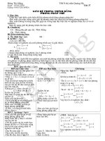 Đại số 9 học kỳ 2