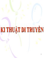 Kĩ thuật di truyền pdf