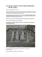Hà Nội những công trình thời Pháp thuộc pptx