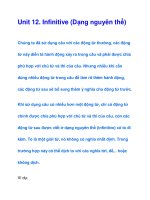 Unit 12. Infinitive (Dạng nguyên thể) pdf