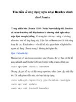 Tìm hiểu về ứng dụng nghe nhạc Banshee dành cho Ubuntu ppsx