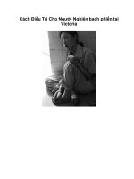 Cách Điều Trị Cho Người Nghiện bạch phiến tại Victoria. pptx