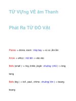 Từ vựng về âm thanh doc