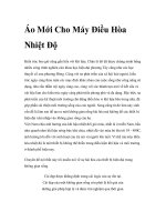 Áo Mới Cho Máy Điều Hòa Nhiệt Độ pot