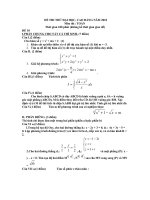 Đề thi thử đại học, cao đẳng năm 2010 môn toán đề 10 potx