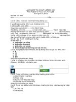 đề kiểm tra học kỳ 1 nghề phổ thông 11