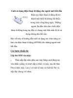 Cách sử dụng điện thoại di động cho người mới bắt đầu pot