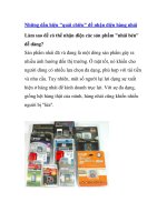 Những dấu hiệu 