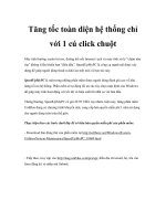 Tăng tốc toàn diện hệ thống chỉ với 1 cú click chuột pot