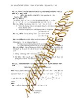 ĐÊ + ĐÁP ÁN TOÁN CHUYÊN KIÊN GIANG VÒNG 2 NĂM 2010