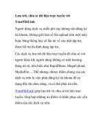 Lưu trữ, chia sẻ dữ liệu trực tuyến với YourFileLink pptx