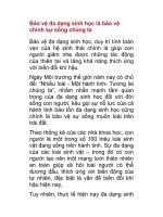 Bảo vệ đa dạng sinh học docx