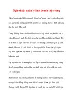 Nghệ thuật quản lý kinh doanh thị trường docx