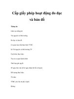 Cấp giấy phép hoạt động đo đạc và bản đồ ppsx