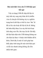 Hai cách diệt virus cho ổ USB hiệu quả bất ngờ pot